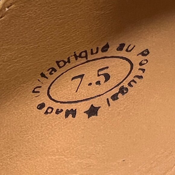 John Fluevog Sandal Women 7.5 Awe Slingback Leather Portugal Hope Party Core Ex - Picture 10 of 13